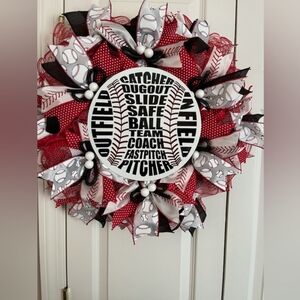 Baseball Softball wreath